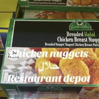 Halal Chicken Nugget Fritters 10 Platter