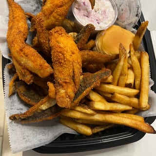 Fried Whiting Fish Platter 1 Pound